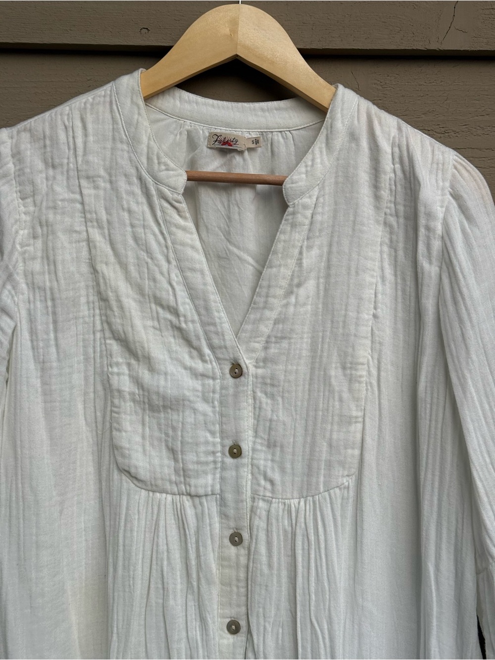 Faherty Dune Cotton Gauze Kasey Dress small - Picture 6 of 9